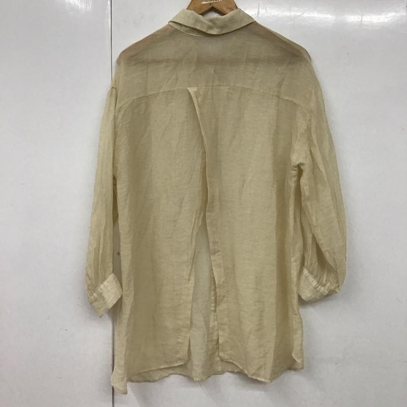 アルシーヴ archives シャツ、ブラウス 長袖 無地 ベージュ / ベージュ / レディース USED 古着 中古 10130289