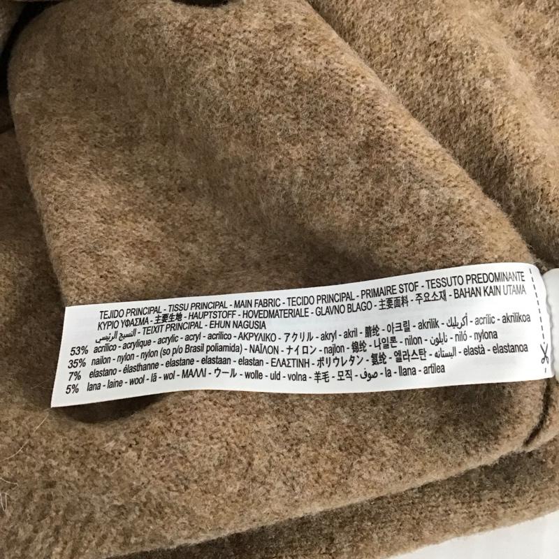 ザラ ZARA ニット、セーター 長袖 S 無地 茶 / ブラウン /  レディース USED 古着 中古 10111592
