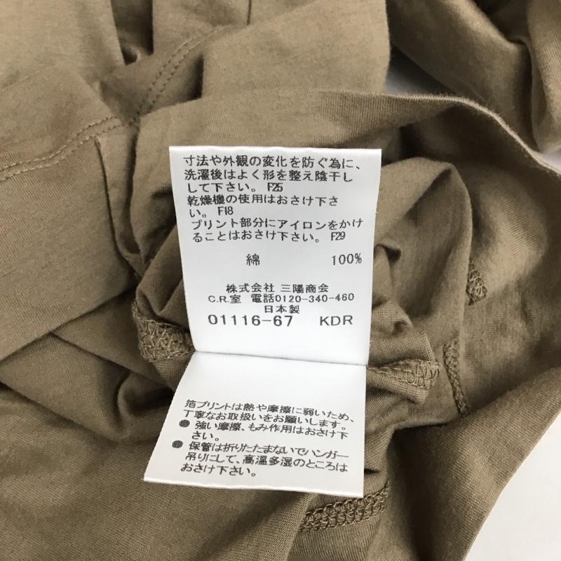 バーバリーロンドン Burberry London Tシャツ 半袖 半袖チュニック ロング丈カットソー プリントTシャツ 2 プリント ベージュ / ベージュ / レディース USED 古着 中古 10115174
