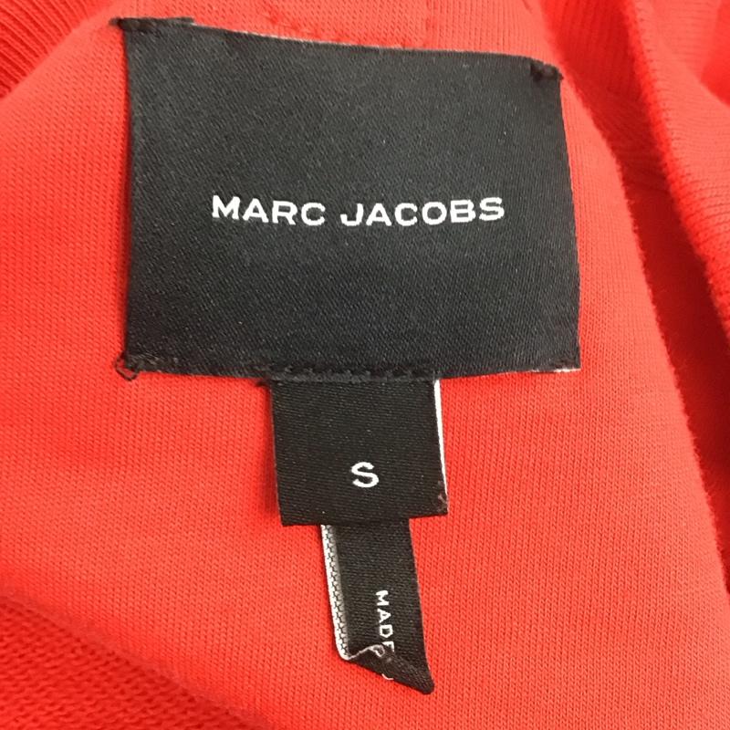 マークバイマークジェイコブス MARC by MARC JACOBS トレーナー 長袖 長袖トレーナー スウェット クルーネック リブスウェットカットソー S ロゴ、文字 赤 / レッド / メンズ USED 古着 中古 10112723