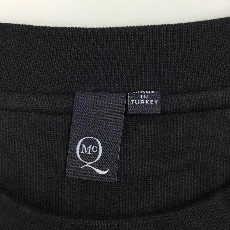 アレキサンダーマックイーン ALEXANDERMCQUEEN トレーナー 長袖 長袖スウェット 長袖トレーナー リブカットソー 長袖カットソー プリントトレーナー M プリント 黒 / ブラック / メンズ USED 古着 中古 10109591