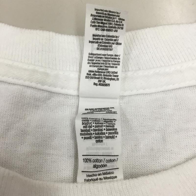 テンダーロイン TENDERLOIN カットソー 長袖 長袖カットソー クルーネックカットソー ロングスリーブカットソー プリントTシャツ XL プリント 白 / ホワイト / メンズ USED 古着 中古 10114874