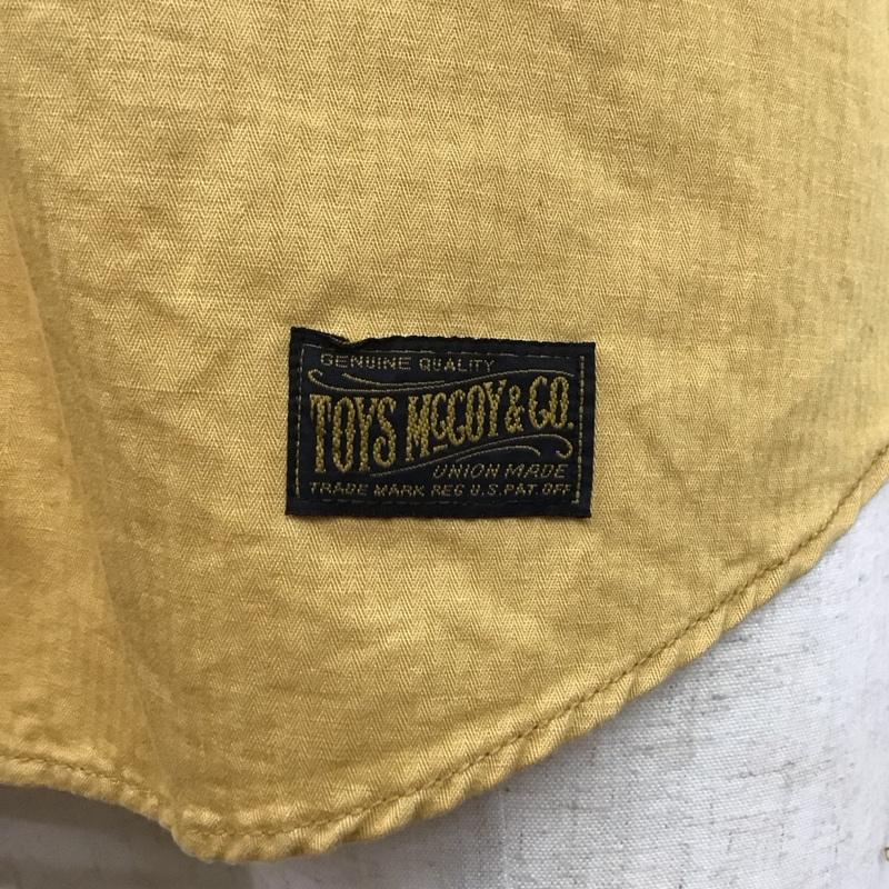トイズマッコイ TOYS McCOY シャツ、ブラウス 半袖 半袖シャツ カラーシャツ 半袖カットソー M プリント 黄 / イエロー /  メンズ USED 古着 中古 10113100