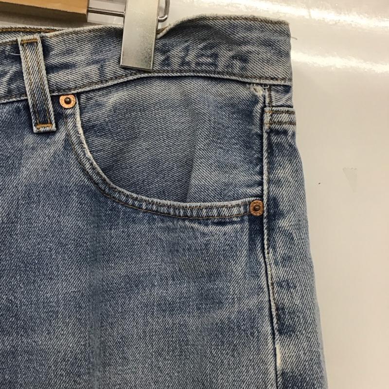 リーバイス Levi s パンツ デニム、ジーンズ デニムパンツ 32インチ 無地 インディゴ / インディゴ / メンズ USED 古着 中古 10129808
