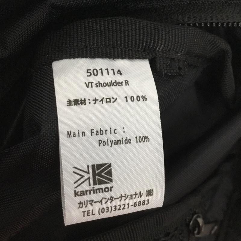 カリマー Karrimor ショルダーバッグ ショルダーバッグ 501114 VTショルダーR ロゴ、文字 黒 / ブラック / メンズ USED 古着 中古 10124243