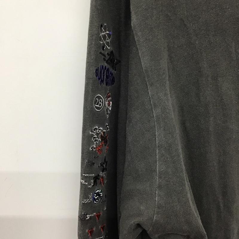 シュプリーム Supreme カットソー 長袖 23SS 葵産業刺繍グラフィック長袖Tシャツ 長袖カットソー プリントTシャツ M 刺繍 黒 / ブラック / メンズ USED 古着 中古 10137262