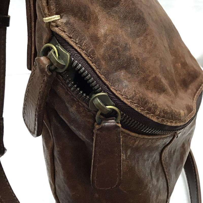 ゲンテン genten ショルダーバッグ ショルダーバッグ レザー 無地 茶 / ブラウン / レディース USED 古着 中古 10115446