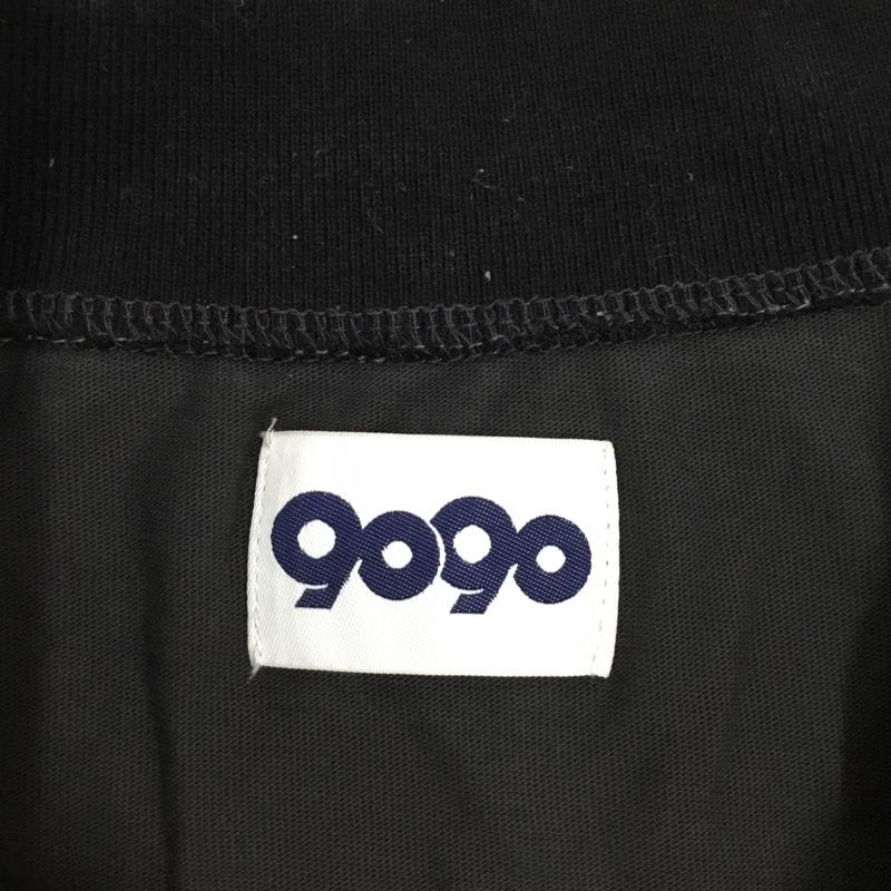 ナインティナインティ 9090 カットソー 長袖 nn1531 長袖Tシャツ 長袖カットソー カラーシャツ L ロゴ、文字 黒 / ブラック / メンズ USED 古着 中古 10114047