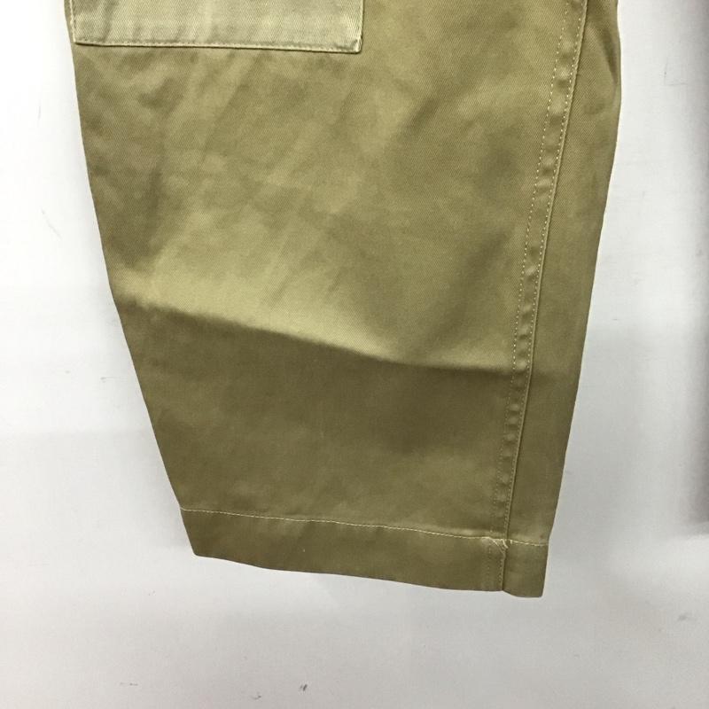 チャンピオン Champion パンツ チノパン c3-q220 チノパン ワイドパンツ ブロークンチノ アンクルパンツ 9分丈 L 無地 ベージュ / ベージュ / メンズ USED 古着 中古 10138426
