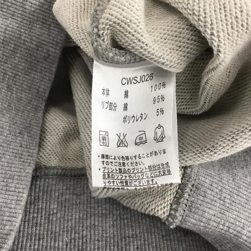 チャンピオン Champion トレーナー 長袖 CWSJ026 スウェット クルーネック 裏毛 M ロゴ、文字 灰 / グレー / レディース USED 古着 中古 10123048
