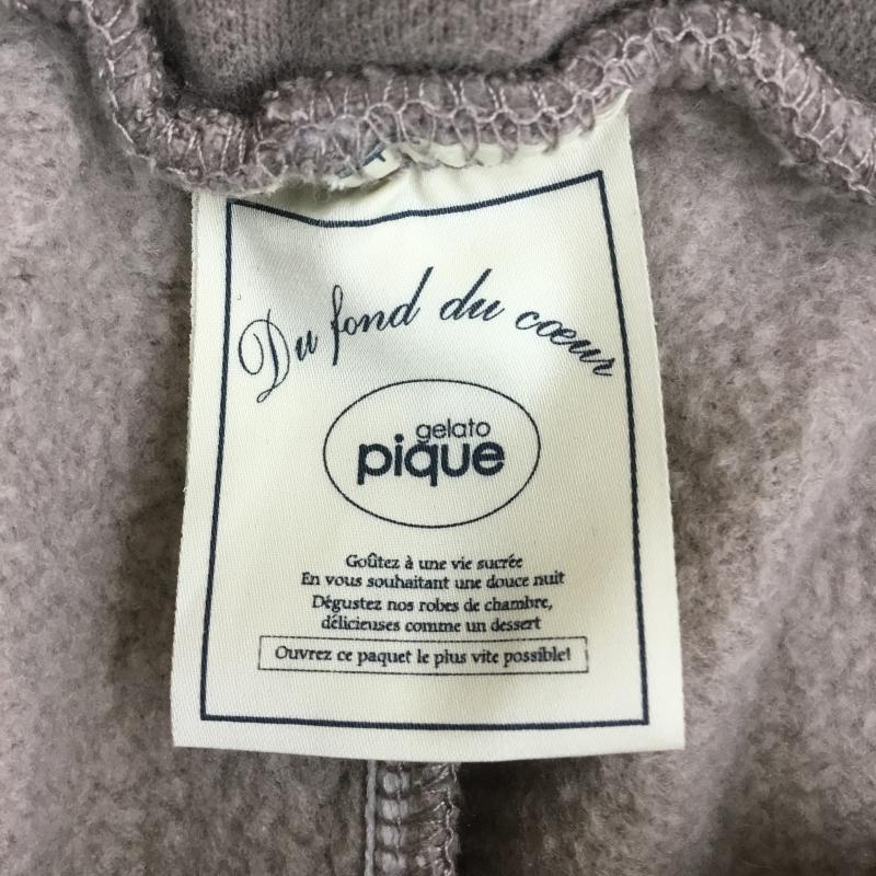 ジェラートピケ gelato pique パンツ サルエルパンツ スウェットパンツ FREE 無地 茶 / ブラウン / レディース USED 古着 中古 10139787