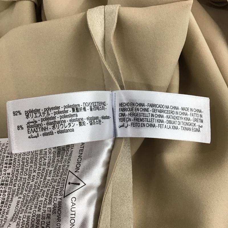 ザラ ZARA ワンピース ロングスカート 3046 837 712 ノースリーブ スリット M 無地 ベージュ / ベージュ / レディース USED 古着 中古 10119617
