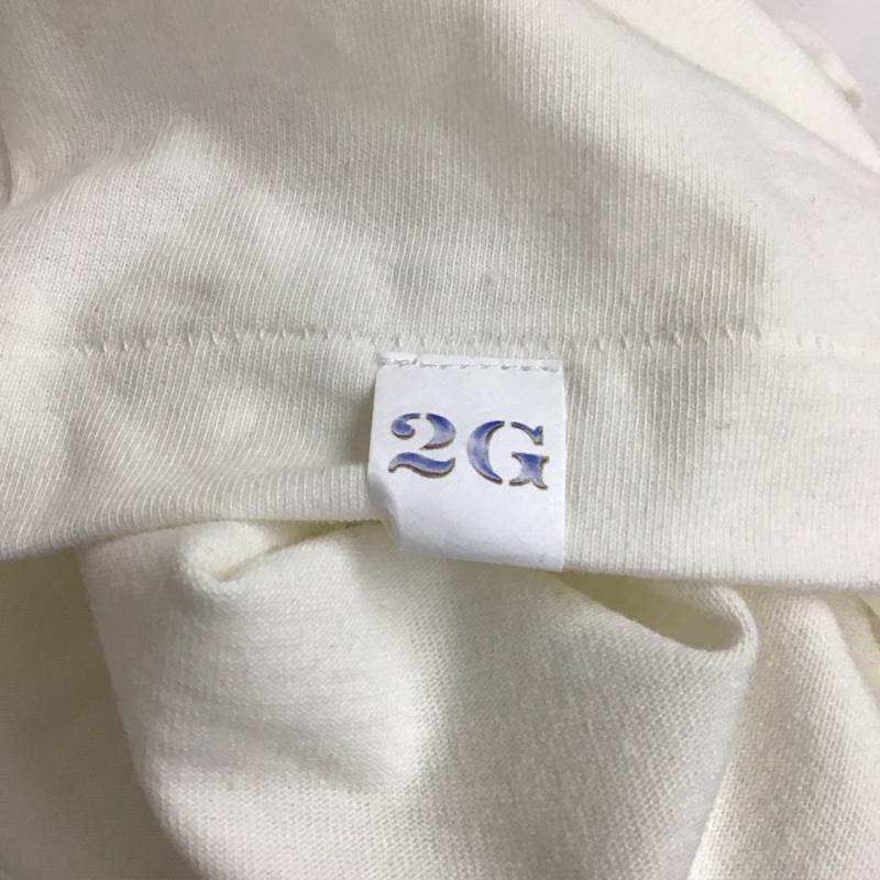 ツージー 2G Tシャツ 半袖 半袖カットソー プリントTシャツ クルーネックカットソー L ロゴ、文字 白 / ホワイト / メンズ USED 古着 中古 10113654