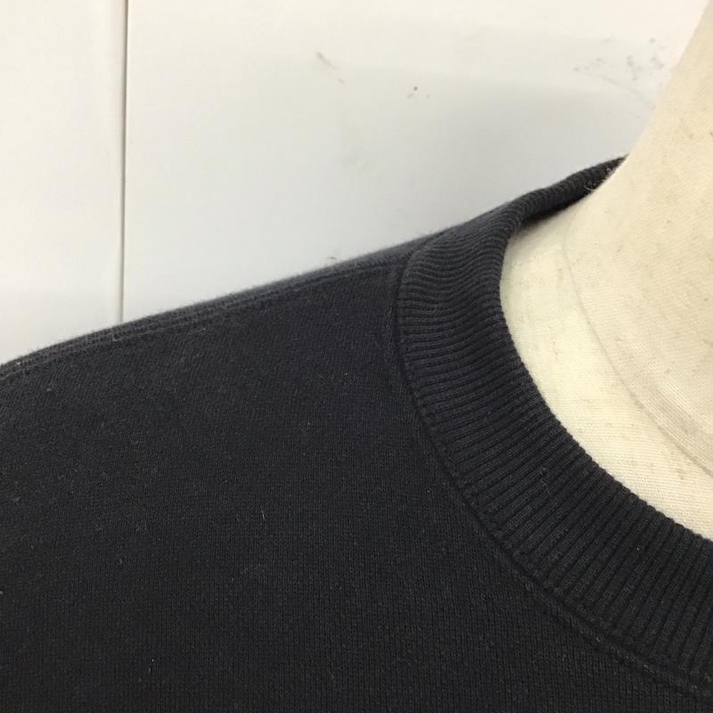 ダブルタップス W)TAPS トレーナー 長袖 c8-x016 WTAPS×Champion クルーネックスウェットシャツ M ロゴ、文字 黒 / ブラック / メンズ USED 古着 中古 10120529