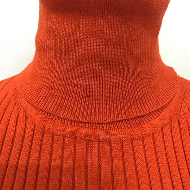 ザラ ZARA ニット、セーター 長袖 長袖ニットカットソー ニット セーター タートルネックニット S 無地 橙 / オレンジ /  レディース USED 古着 中古 10113829
