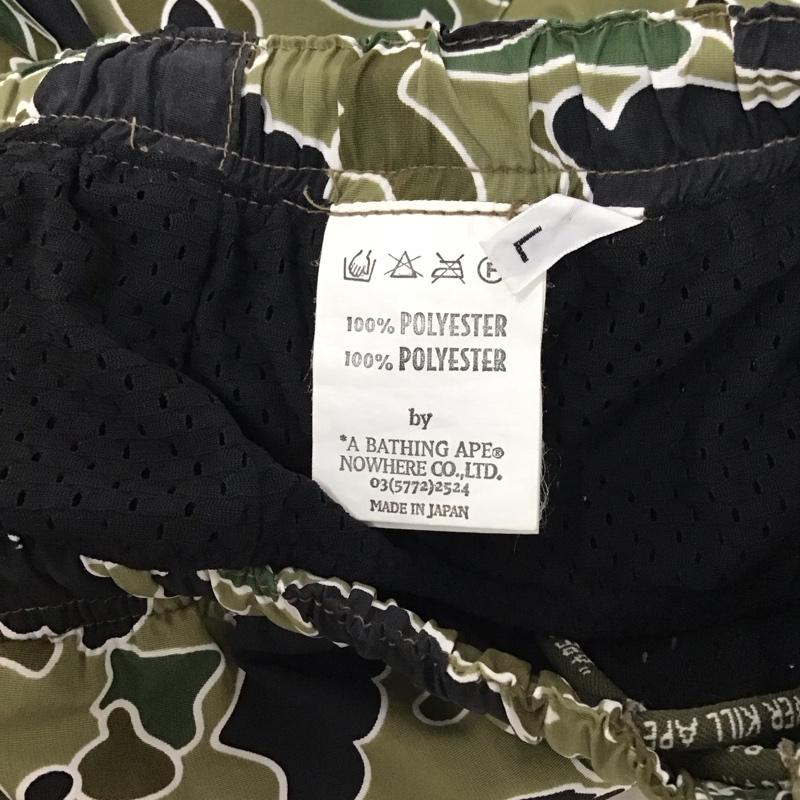 アベイシングエイプ A BATHING APE パンツ ショートパンツ ショートパンツ ハーフパンツ カジュアルパンツ L カモフラージュ柄・迷彩 マルチカラー / マルチカラー / メンズ USED 古着 中古 10137037