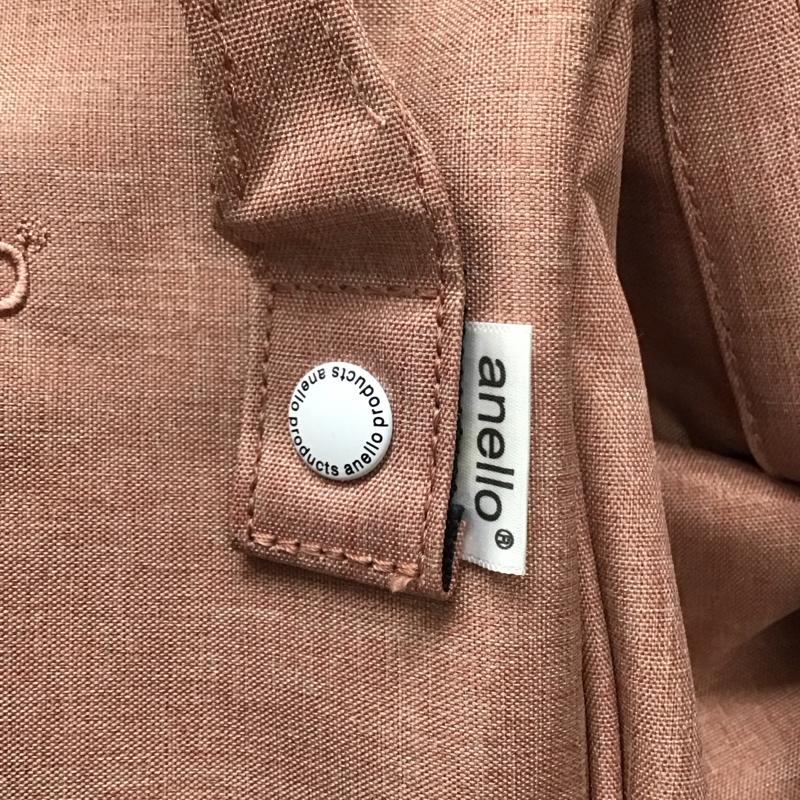 アネロ anello リュックサック、デイパック リュックサック、デイバッグ ロゴ、文字 桃 / ピンク / レディース USED 古着 中古 10118879