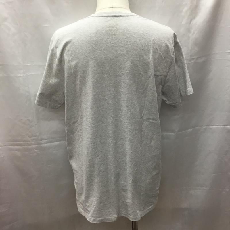 ポロジーンズ Polo Jeans Co. Tシャツ 半袖 半袖カットソー プリントTシャツ クルーネックカットソー XL プリント 灰 / グレー /  メンズ USED 古着 中古 10108532