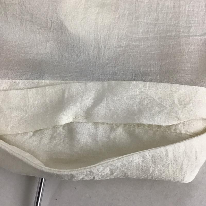 ザラ ZARA シャツ、ブラウス 長袖 M 無地 白 / ホワイト / レディース USED 古着 中古 10130244