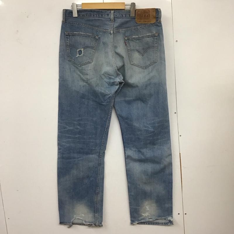 リーバイストラウスアンドコー Levi Strauss & co. パンツ デニム、ジーンズ デニムパンツ ワイドパンツ カジュアルパンツ 36インチ ダメージ加工 インディゴ / インディゴ /  メンズ USED 古着 中古 10126815