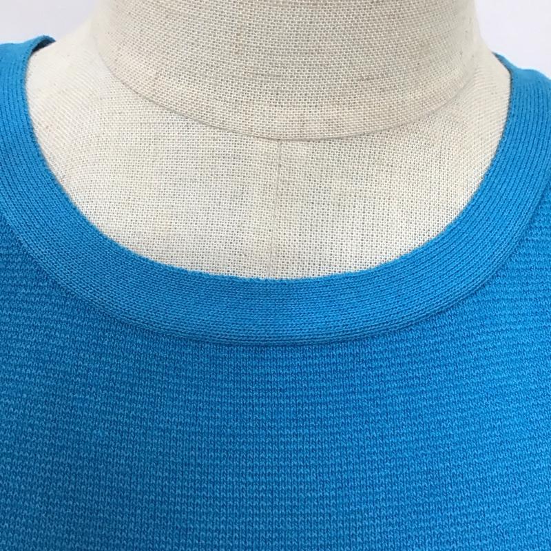 ザラ ZARA タンクトップ タンクトップ 1750 002 400 クロップド丈 ホルターネック S 無地 青 / ブルー / レディース USED 古着 中古 10118801