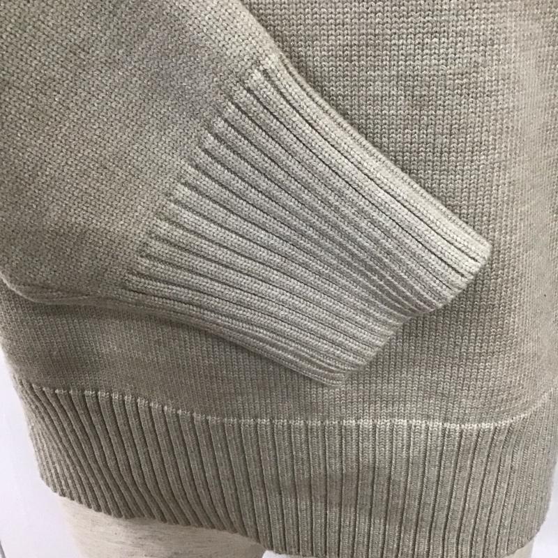 アミ ami ニット、セーター 長袖 長袖ニットカットソー ニット セーター クルーネックニット プリント ベージュ / ベージュ / メンズ USED 古着 中古 10108033