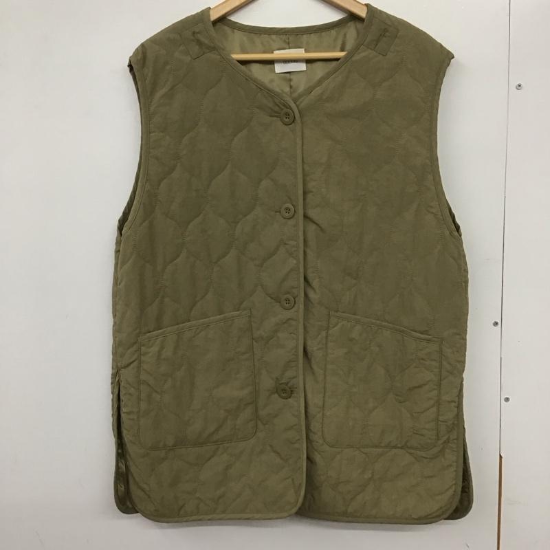 ローリーズファーム LOWRYS FARM ベスト ベスト FREE 無地 カーキ / カーキ / レディース USED 古着 中古 10133141