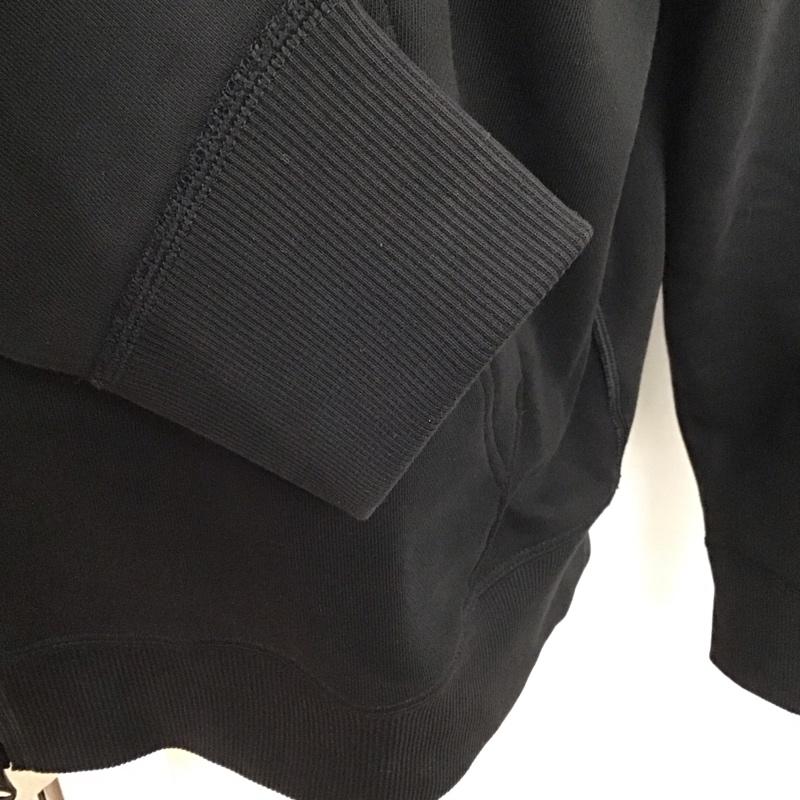 ラコステ LACOSTE パーカー 長袖 長袖パーカー ジップアップパーカー スウェット 6 ロゴ、文字 黒 / ブラック /  メンズ USED 古着 中古 10124925