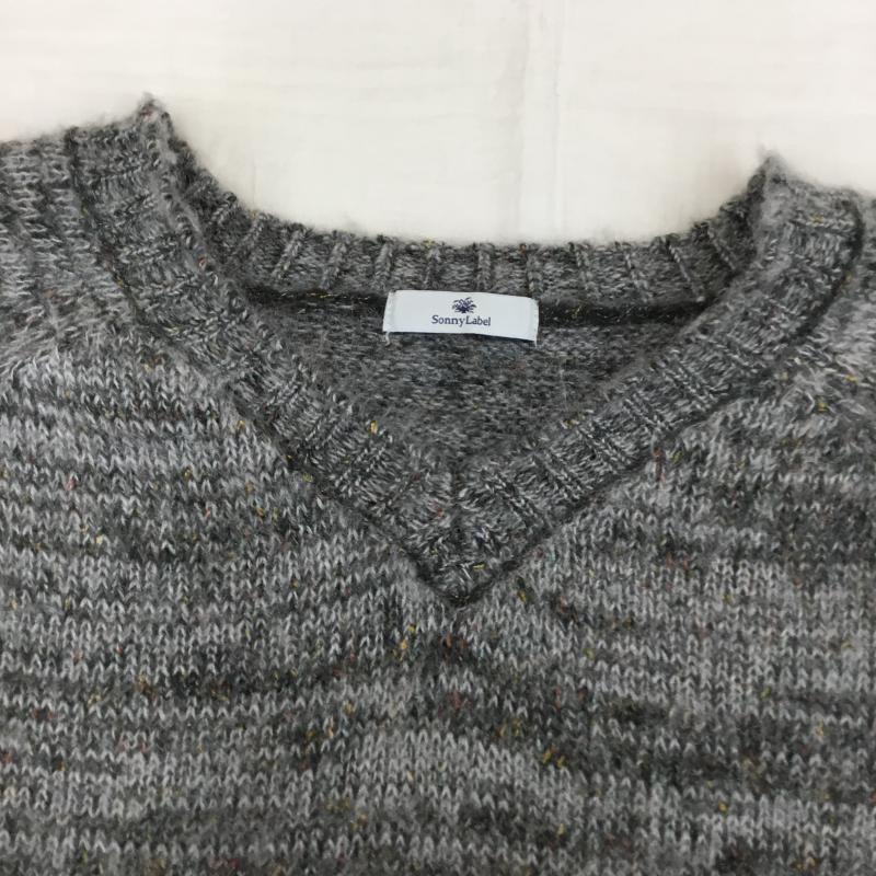 サニーレーベル Sonny Label ニット、セーター 長袖 FREE 灰 / グレー / レディース USED 古着 中古 10137910