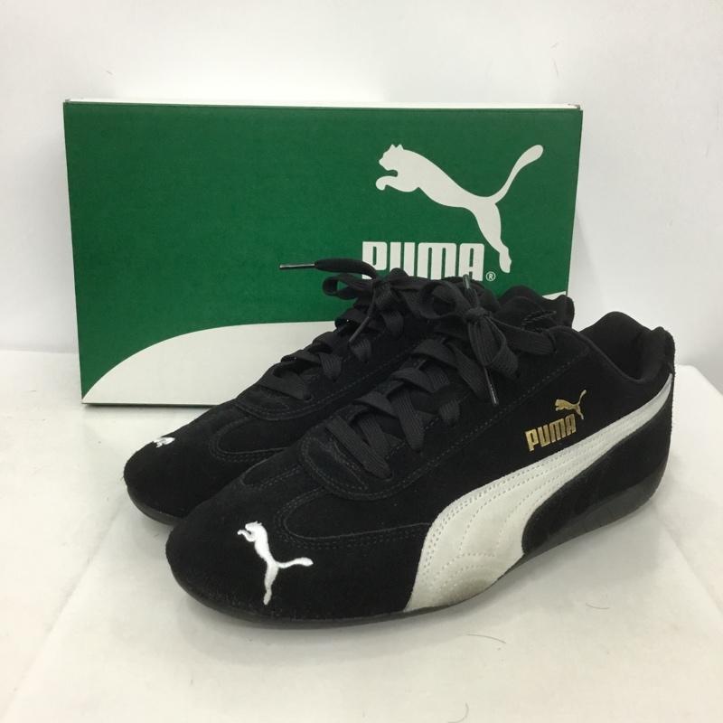 プーマ PUMA スニーカー スニーカー 398846-01 スピードキャット OG 27.5cm 箱有 27.5cm ロゴ、文字 黒 / ブラック / X 白 / ホワイト / メンズ USED 古着 中古 10137375