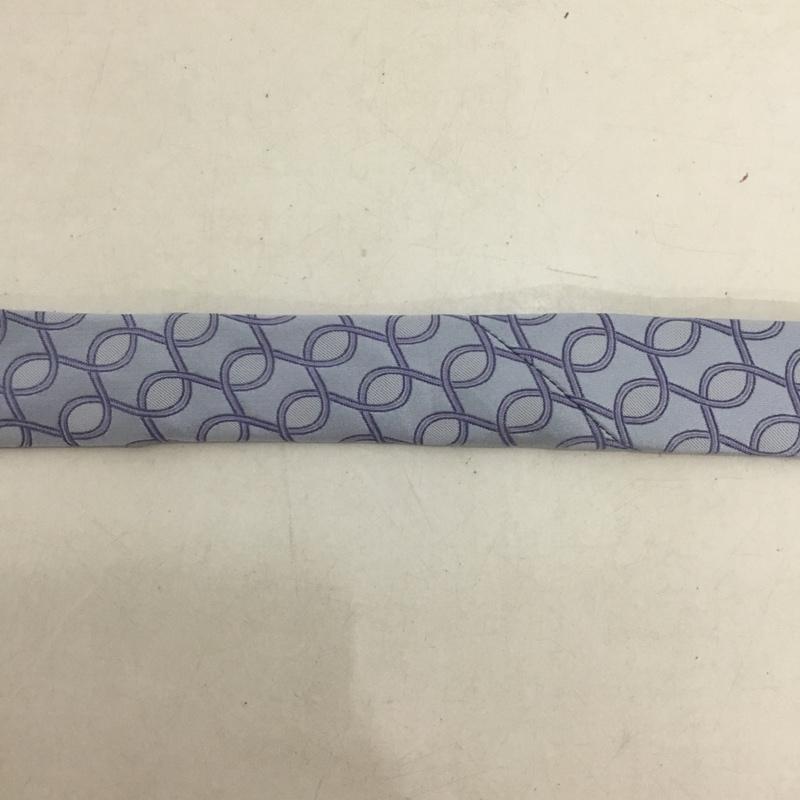 グッチ GUCCI ネクタイ ネクタイ シルク 総柄 水色 / ライトブルー / メンズ USED 古着 中古 10138635