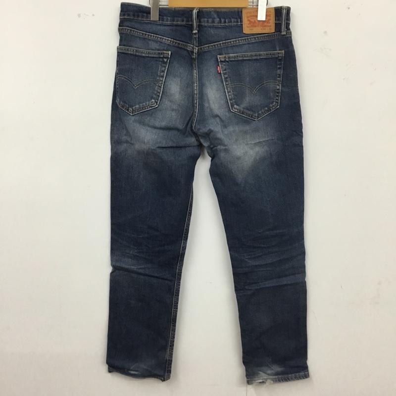 リーバイストラウスアンドコー Levi Strauss & co. パンツ デニム、ジーンズ デニムパンツ ストレートパンツ ワイドパンツ カジュアルパンツ 33インチ 無地 インディゴ / インディゴ /  メンズ USED 古着 中古 10122321