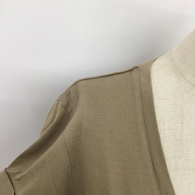 バーバリーロンドン Burberry London Tシャツ 半袖 半袖チュニック ロング丈カットソー プリントTシャツ 2 プリント ベージュ / ベージュ / レディース USED 古着 中古 10115174
