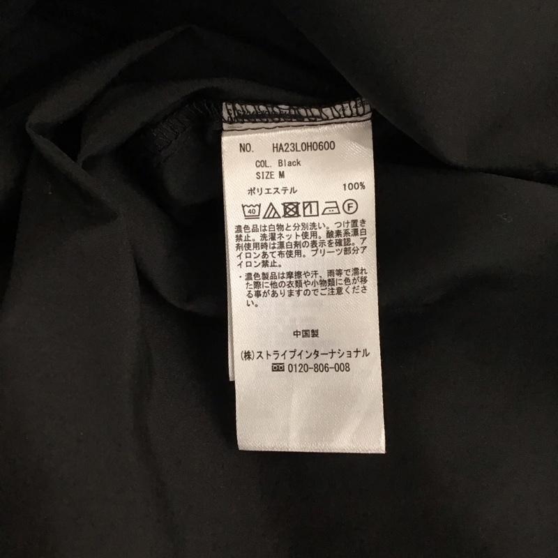 アメリカンホリック AMERICAN HOLIC ワンピース ロングスカート HA23L0H0600 フロントプリーツワンピース 長袖 M 無地 黒 / ブラック / レディース USED 古着 中古 10118226