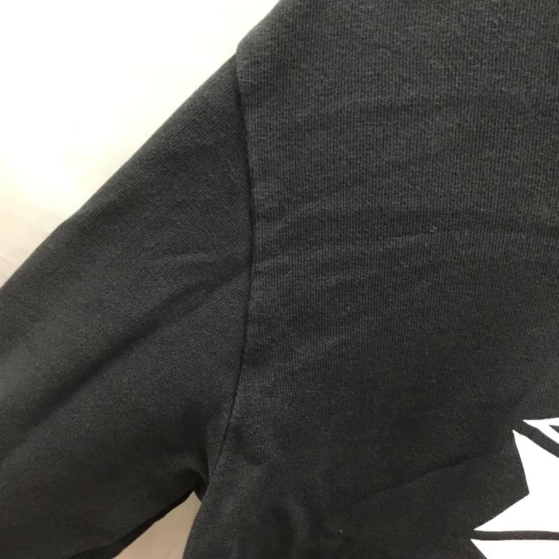 リーボック Reebok トレーナー 長袖 DT8132 CLASSIC AC フレンチテリー ビッグ スタークレスト クルー プリント 黒 / ブラック /  メンズ USED 古着 中古 10118977