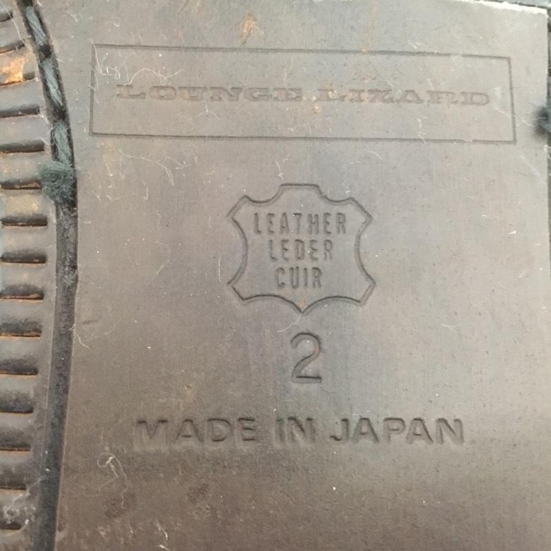 ラウンジリザード LOUNGE LIZARD ブーツ 一般 サイドファスナー レザー 2 無地 茶 / ブラウン / メンズ USED 古着 中古 10127533