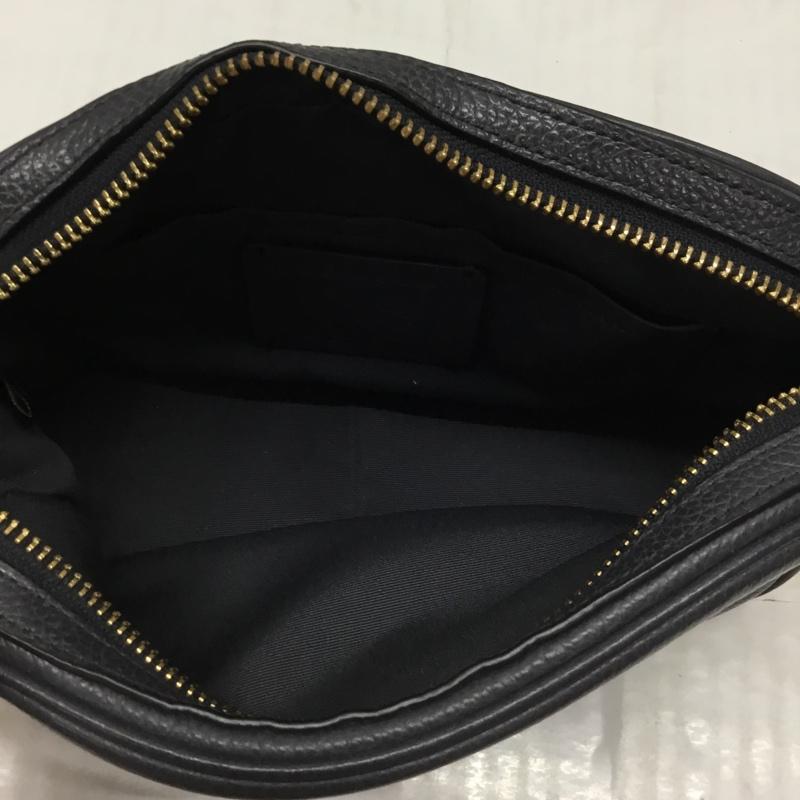 コーチ COACH ショルダーバッグ ショルダーバッグ F25922 レザー チェーン ロゴ、文字 紺 / ネイビー / X 金 / ゴールド / レディース USED 古着 中古 10117645