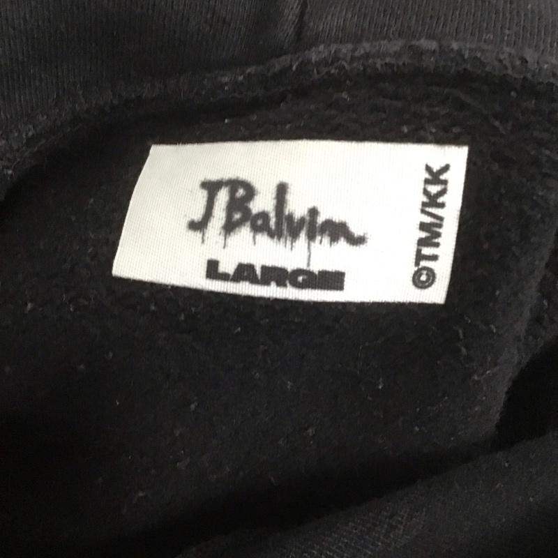 ジェイバルヴィン J Balvin パーカー 長袖 L プリント 黒 / ブラック / メンズ USED 古着 中古 10106387