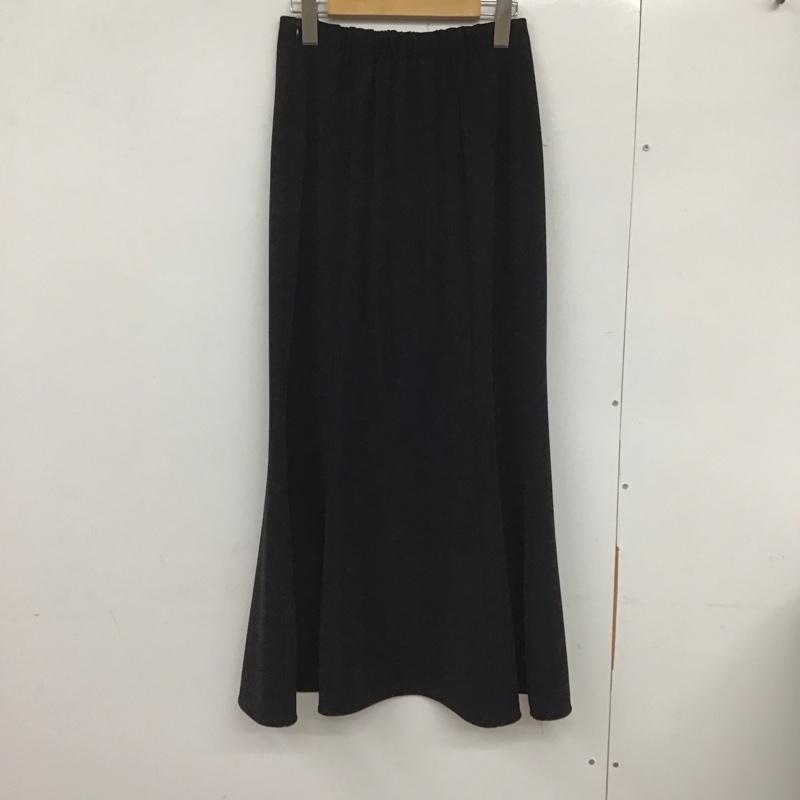 ミスティック mystic スカート ロングスカート 2 無地 黒 / ブラック /  レディース USED 古着 中古 10133437