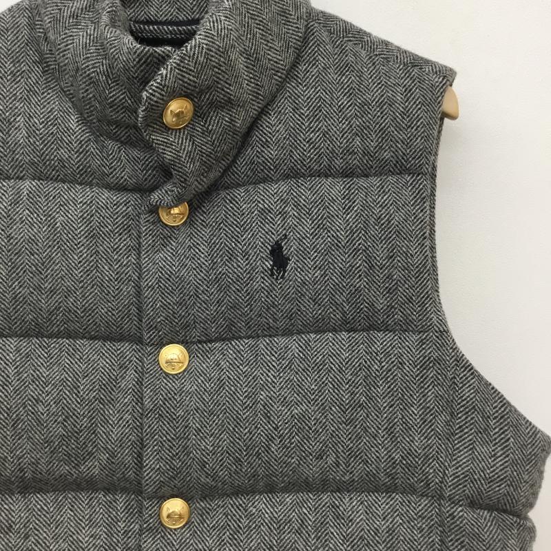 ポロラルフローレン POLO RALPH LAUREN ジャケット、上着 ダウンベスト S ロゴ、文字 灰 / グレー / メンズ USED 古着 中古 10136404
