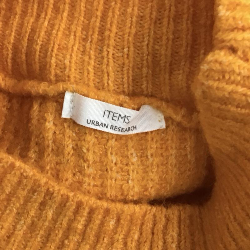 アイテムズ アーバンリサーチ ITEMS URBAN RESEARCH ニット、セーター 長袖 it37-22b012 フワフワハイネックニット FREE 無地 橙 / オレンジ / レディース USED 古着 中古 10121519