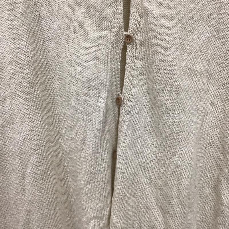 スタディオクリップ studio CLIP カーディガン 半袖 FREE 無地 ベージュ / ベージュ / レディース USED 古着 中古 10129856