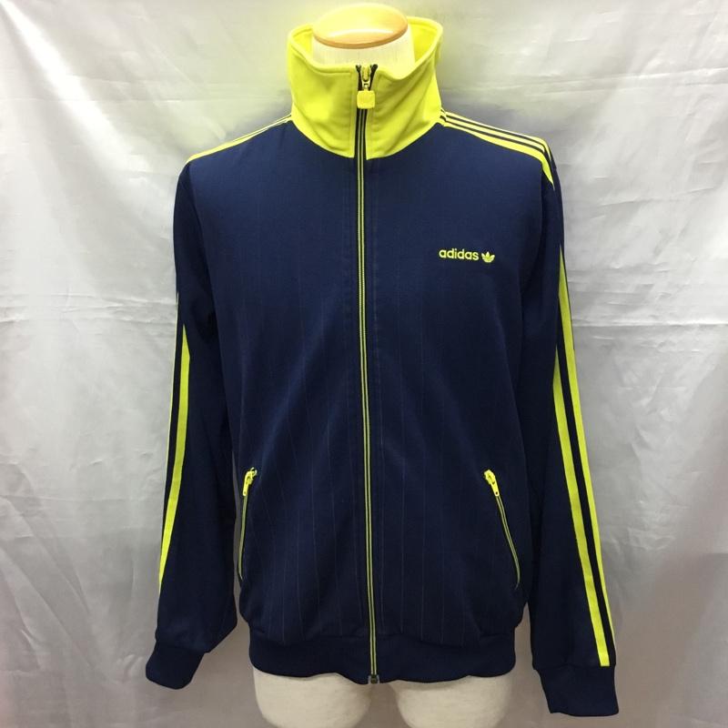 アディダス adidas ジャケット、上着 ジャンパー、ブルゾン ジップアップジャケット ジャンパー ジャージ スポーツウェア M ロゴ、文字 マルチカラー / マルチカラー / メンズ USED 古着 中古 10118712