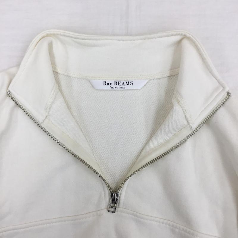 レイビームス Ray BEAMS トレーナー 長袖 FREE 無地 白 / ホワイト / レディース USED 古着 中古 10139799