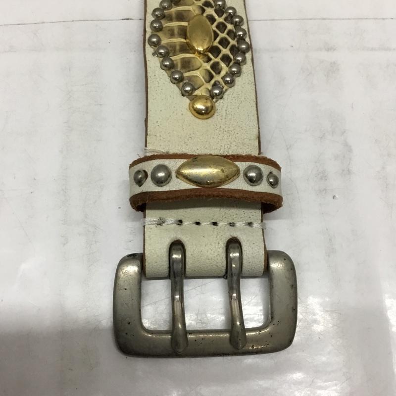 古着 USED アクセサリー ブレスレット、バングル Hawk Company レザー スタッズ 白 / ホワイト / メンズ USED 古着 中古 10115057