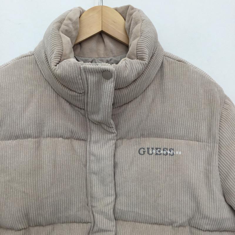 ゲス Guess ジャケット、上着 ジャンパー、ブルゾン KL4W4851 S ロゴ、文字 ベージュ / ベージュ / レディース USED 古着 中古 10137709