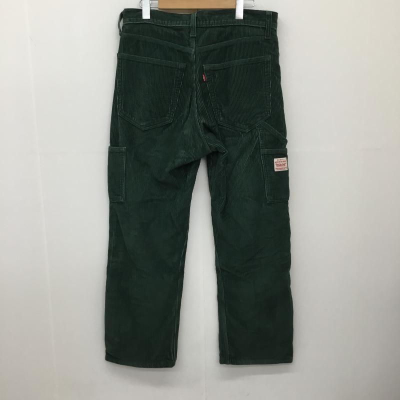 リーバイス Levi s パンツ ワークパンツ、ペインターパンツ コーデュロイパンツ 30インチ 無地 緑 / グリーン / メンズ USED 古着 中古 10138388
