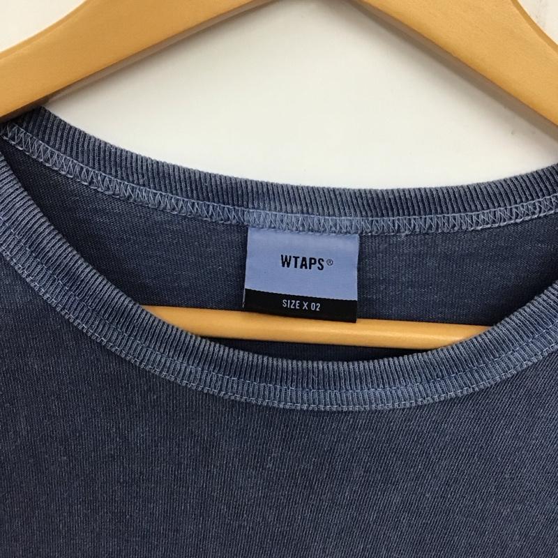ダブルタップス WTAPS Tシャツ 半袖 半袖カットソー 無地Tシャツ クルーネックカットソー 2 無地 インディゴ / インディゴ / メンズ USED 古着 中古 10135724