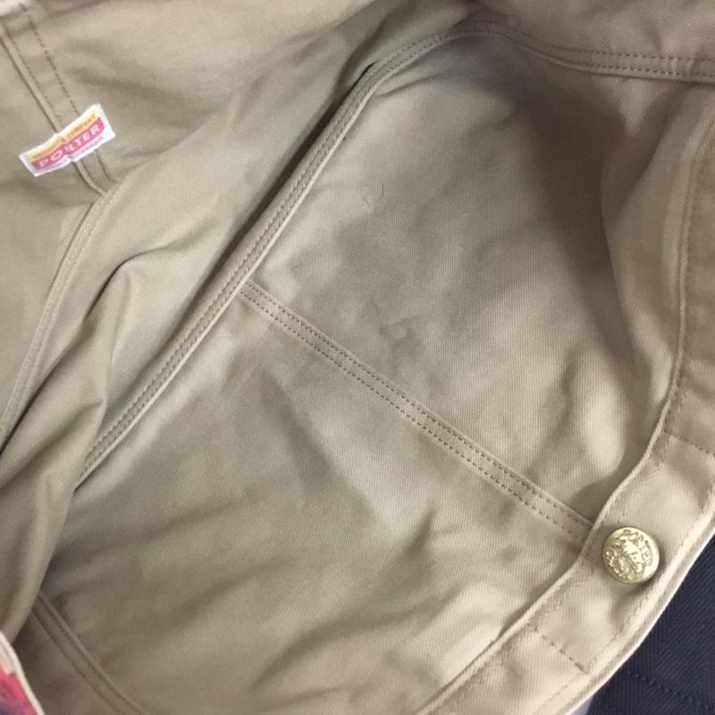 ポーター PORTER ショルダーバッグ ショルダーバッグ チェック 黒 / ブラック / X 赤 / レッド / メンズ USED 古着 中古 10130248
