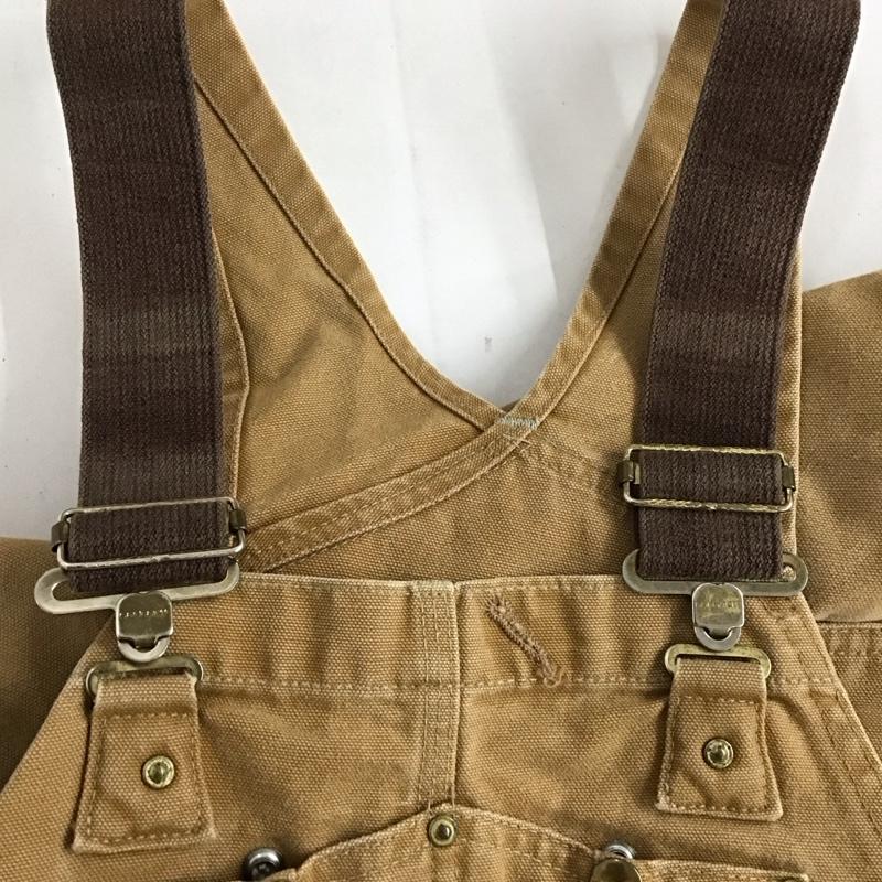 カーハート Carhartt サロペット・オーバーオール サロペット、オーバーオール オーバーオール つなぎ オールインワン ワークパンツ ロゴ、文字 ベージュ / ベージュ / メンズ USED 古着 中古 10131758